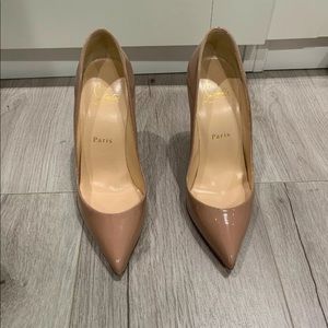 Christian Louboutin's Pigalle nude 120mm